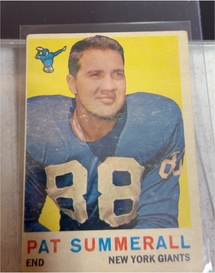 1959 Topps #41 Pat Summerall — front