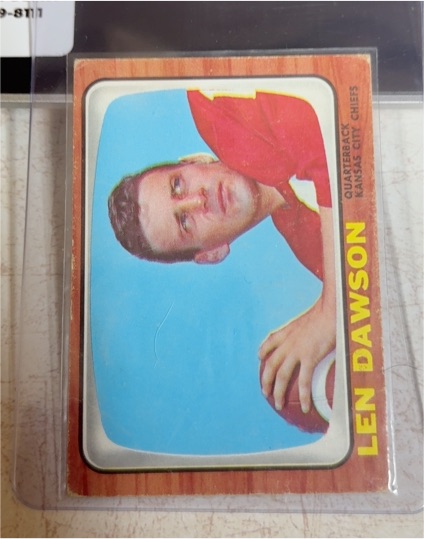 1966 Topps #67 Len Dawson — front