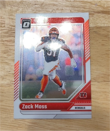 2024 Panini Donruss Optic #39 Zack Moss — front