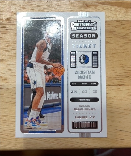 2022-23 Panini Contenders Season Ticket #51 Christian Wood — front