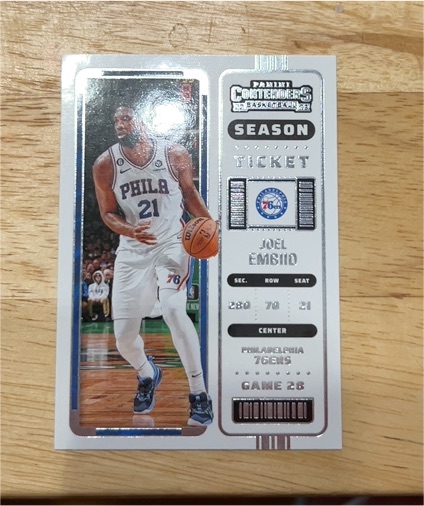 2022-23 Panini Contenders #9 Joel Embiid — front