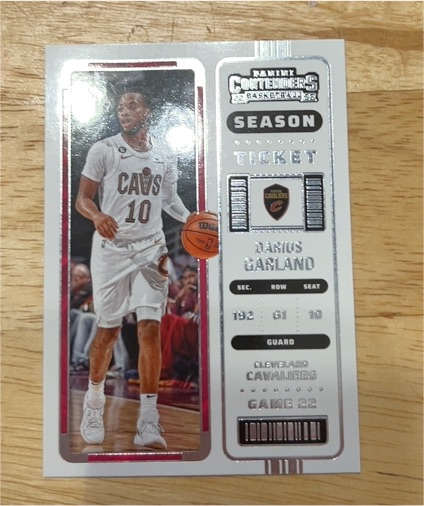 2022-23 Panini Contenders Season Ticket #26 Darius Garland — front