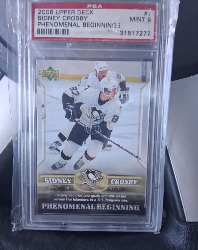 2006 Upper Deck #1 Sidney Crosby Phenomenal Beginning — front