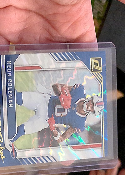 2024 Panini Contenders Draft Class Keon Coleman Bronze #17 — front
