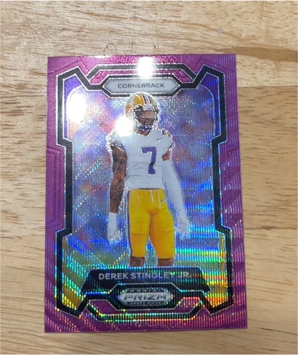 2024 Panini Prizm Draft Picks #53 Derek Stingley Jr. — front