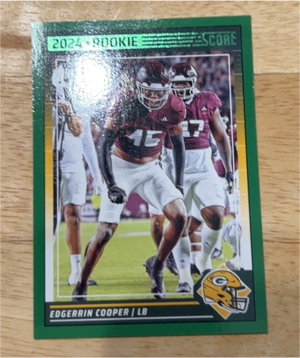 2024 Panini Score #341 Edgerrin Cooper — front
