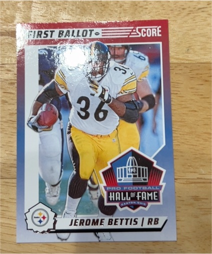 2024 Panini Score #10 Jerome Bettis First Ballot — front