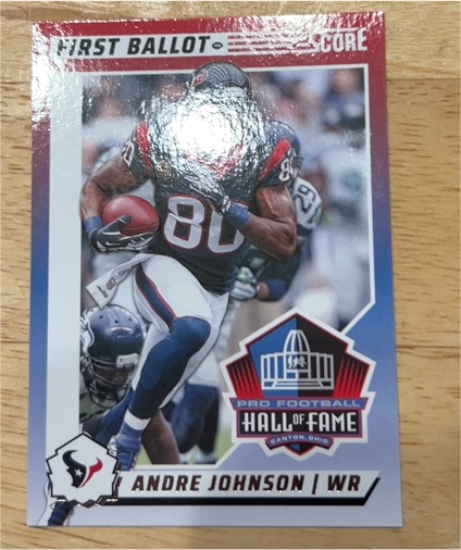 2024 Score First Ballot #3 Andre Johnson — front