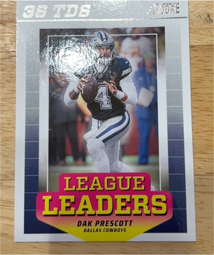 2024 Score League Leaders #LL-DPT Dak Prescott — front