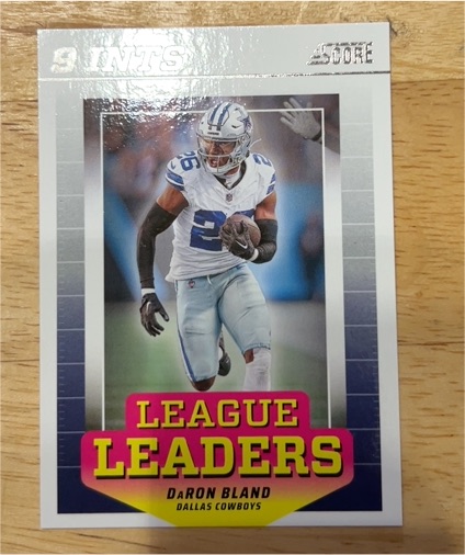 2024 Panini Score Football League Leaders #LL-DBD DaRon Bland — front
