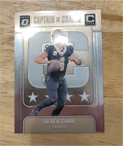 2024 Panini Donruss Optic #8 Derek Carr Captain In Charge — front
