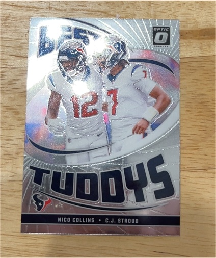 2024 Panini Donruss Optic #4 Nico Collins, C.J. Stroud — front