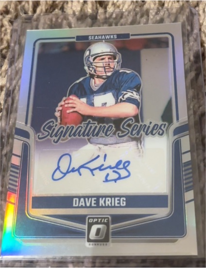 2024 Panini Donruss Optic #SSH-DKG Dave Krieg Signature Series Auto — front