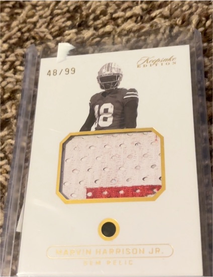 2024 Panini Keepsake Edition #18 Marvin Harrison Jr. — front