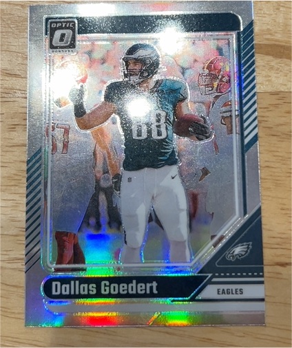 2024 Donruss Optic #162 Dallas Goedert — front
