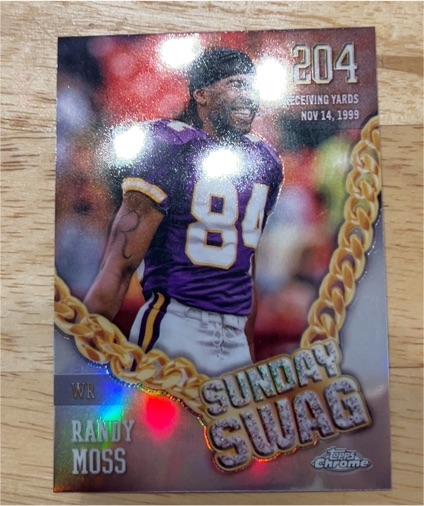 2024 Topps Chrome #SS-11 Randy Moss Sunday Swag — front
