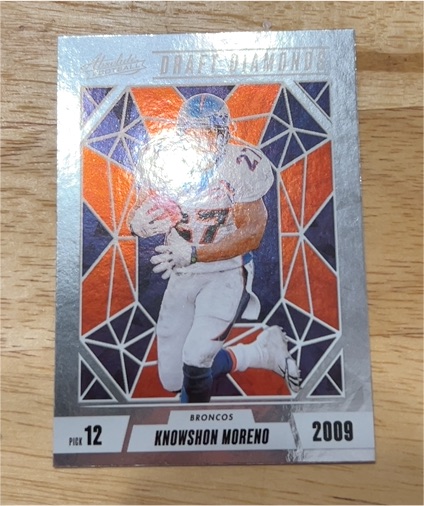 2024 Panini Absolute Draft Diamonds #DD-KMO Knowshon Moreno — front