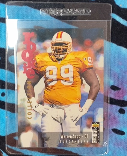 1995 Upper Deck Collector's Choice #U58 Warren Sapp — front