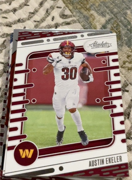 2024 Panini Absolute #100 Austin Ekeler Washington Commanders — front