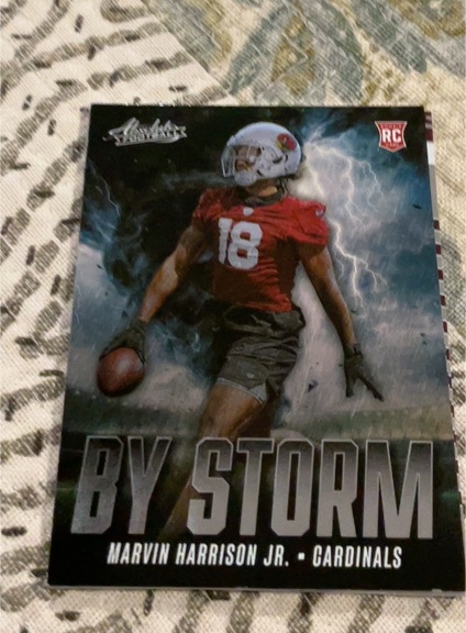 2024 Panini Absolute By Storm #BS-MHJ Marvin Harrison Jr. — front