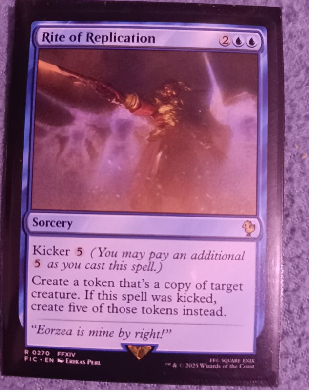 2025 Magic: The Gathering #270 Rite of Replication — front