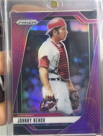 2025 Panini Prizm #17 Johnny Bench — front