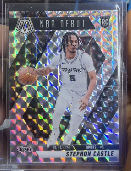 2024-25 Panini Mosaic NBA Debut #267 Stephon Castle — front