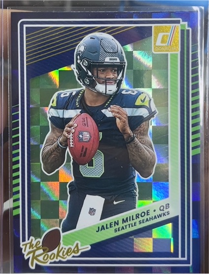 2025 Donruss #12 Jalen Milroe The Rookies — front