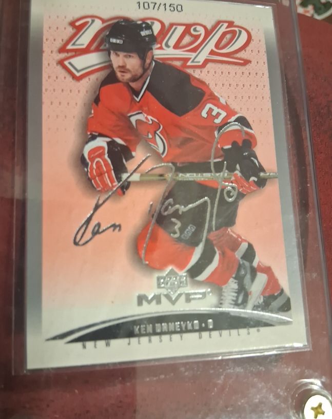 2003-04 Upper Deck MVP #107 Ken Daneyko — front