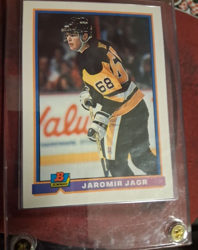 1991-92 Bowman #95 Jaromir Jagr — front