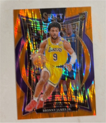 2024-25 Panini Select #90 Bronny James Jr. — front