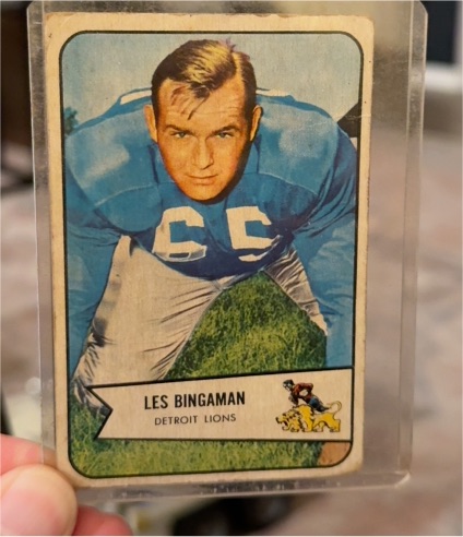 1954 Bowman #29 Les Bingaman — front