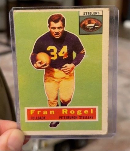 1956 Topps #15 Fran Rogel — front
