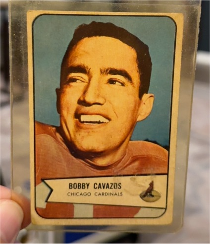 1954 Bowman #36 Bobby Cavazos — front