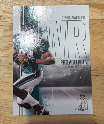 2024 Topps Signature Class #42 Terrell Owens — front