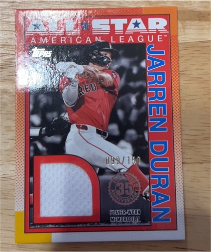 2025 Topps Series 2 #90ASR-JD Jarren Duran — front