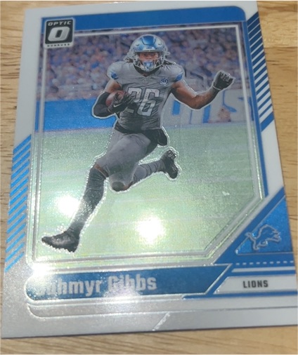 2024 Panini Donruss Optic #64 Jahmyr Gibbs — front
