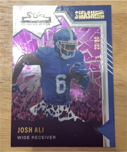 2021 Wild Card Alumination Smashing #SM-13 Josh Ali — front