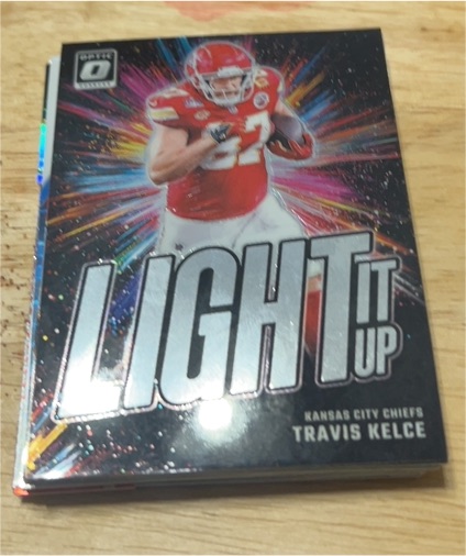2024 Panini Donruss Optic #15 Travis Kelce Light It Up — front
