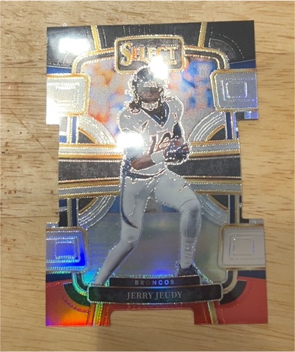 2023 Panini Select Concourse Die-Cut #31 Jerry Jeudy — front