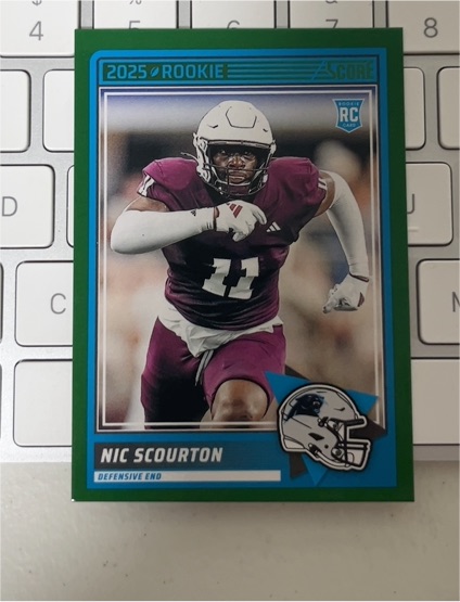 2025 Panini Score #27 Nic Scourton — front
