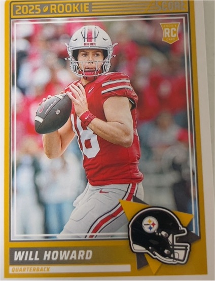 2025 Score #3 Will Howard — front