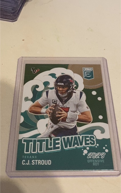 2024 Panini Donruss Elite #5 C.J. Stroud Title Waves — front
