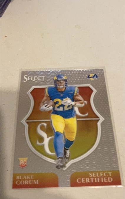 2024 Panini Select #25 Blake Corum Select Certified Rookies — front