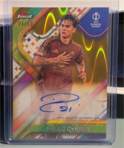 2024-25 Topps Finest UEFA #04 Paulo Dybala — front