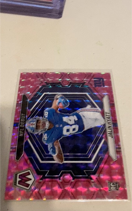 2023 Panini Mosaic NFL Debut #ND-17 Jalin Hyatt — front