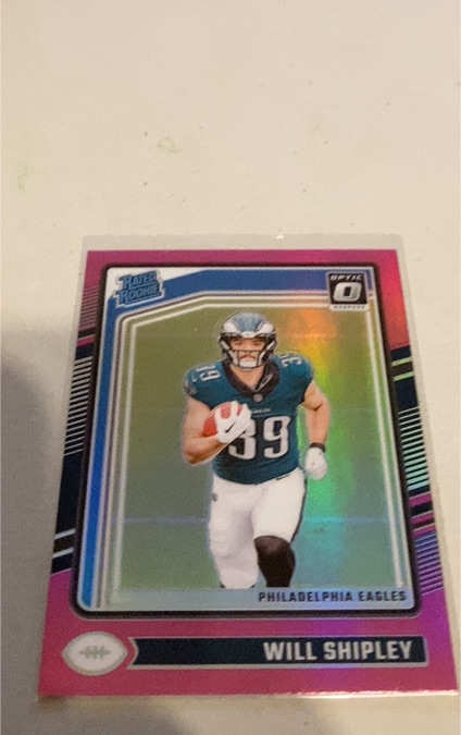 2024 Panini Donruss Optic Rated Rookie RR Will Shipley — front