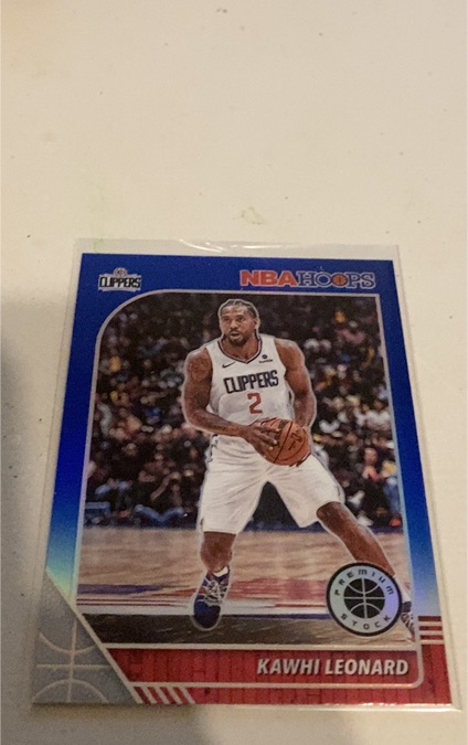 2019-20 Panini Hoops Premium Stock #177 Kawhi Leonard — front