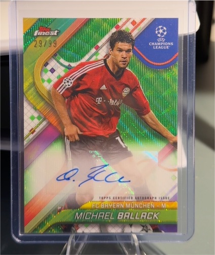 2024 Topps Finest Champions League #29 Michael Ballack — front