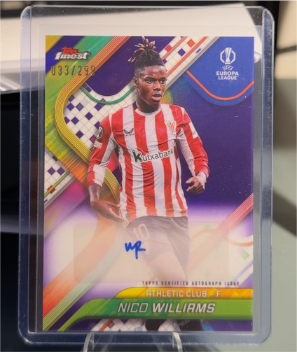 2024-25 Topps Finest UEFA #BR-NW Nico Williams — front